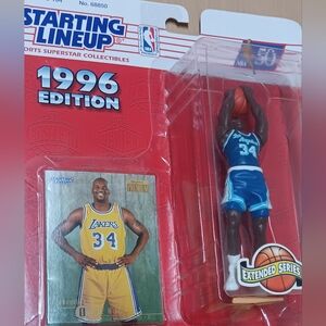 Shaquille O'Neal 1996 edition starting Lineup superstar collectibles